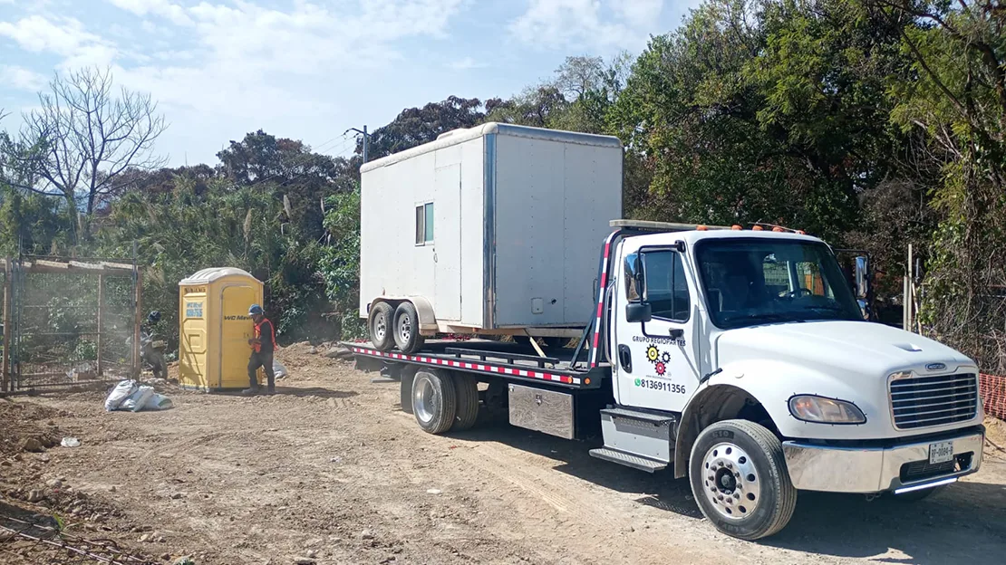 Grúa para maquinaria pesada