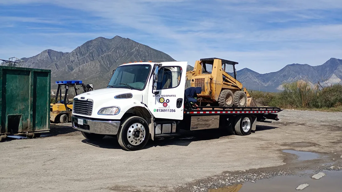 Grúa para mover maquinaria